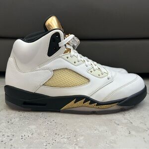 Jordan 5 Olympic 2016 Size 11.5 Rare Retro Authentic White High MJ OG AJ5